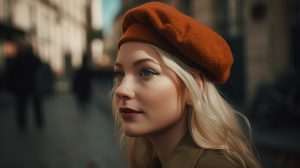 femmes dans les rues de paris portant un béret
